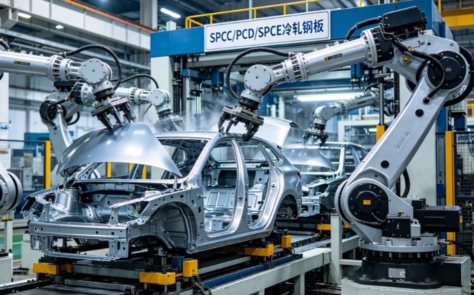 Material Section (十): Application of SPCC, SPCD, SPCE low-carbon steel series, and HT150, HT250 etc. carbon steel casting series 