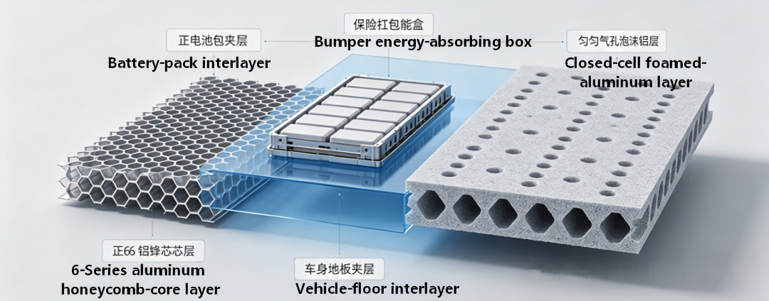 Materials Chapter (XI): Application of Light-Weight Automotive Materials-Magnesium Alloy, 3/5-Series Aluminum Alloy and Honeycomb Foamed Aluminum Series