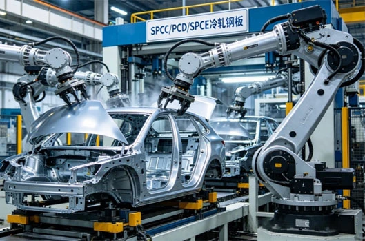 Material Section (十): Application of SPCC, SPCD, SPCE low-carbon steel series, and HT150, HT250 etc. carbon steel casting series